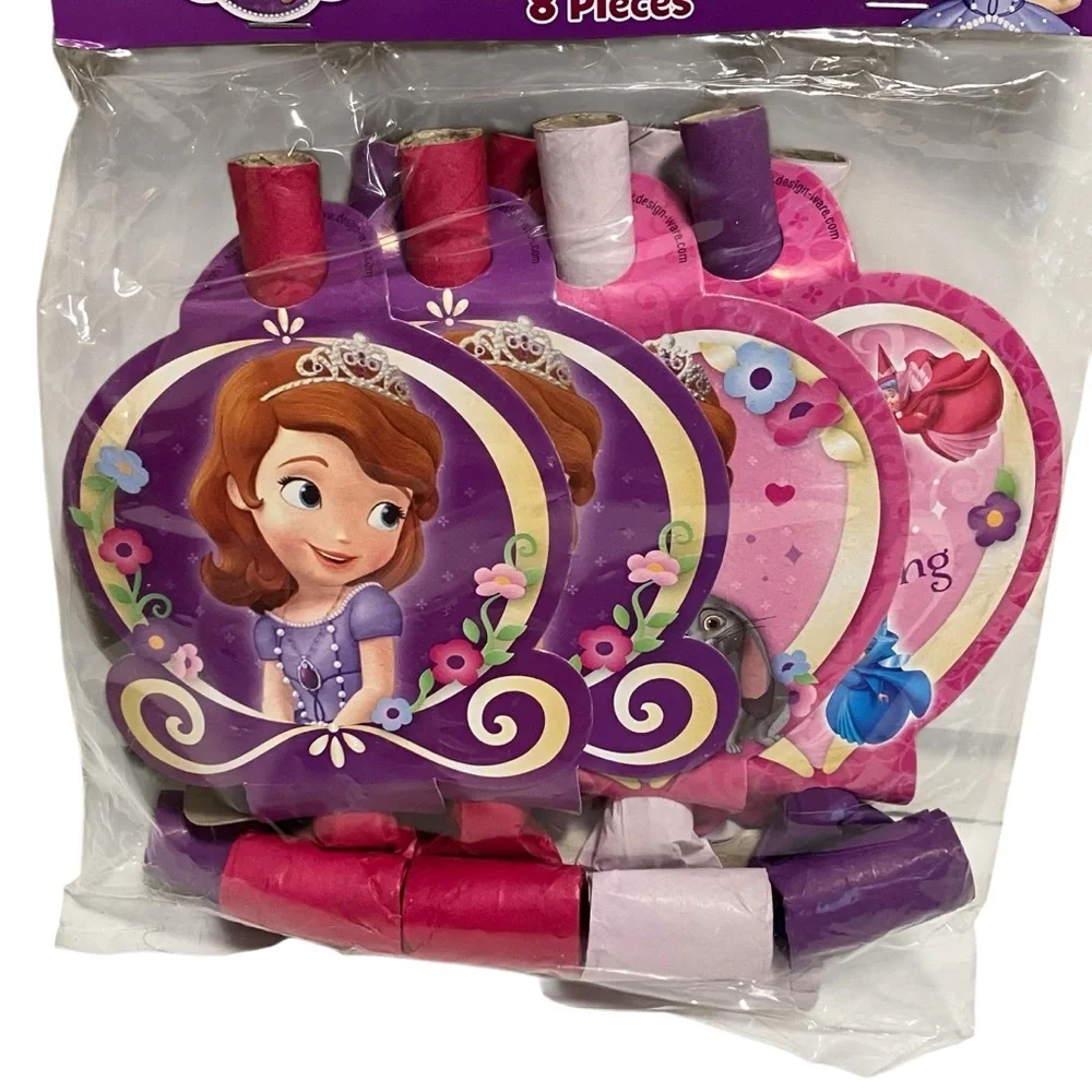 Sofia The First Disney Blowouts 8 Piece Birthday Party Favors NEW